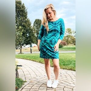 LIKE NEW Express Tie Dye T-Shirt Dress